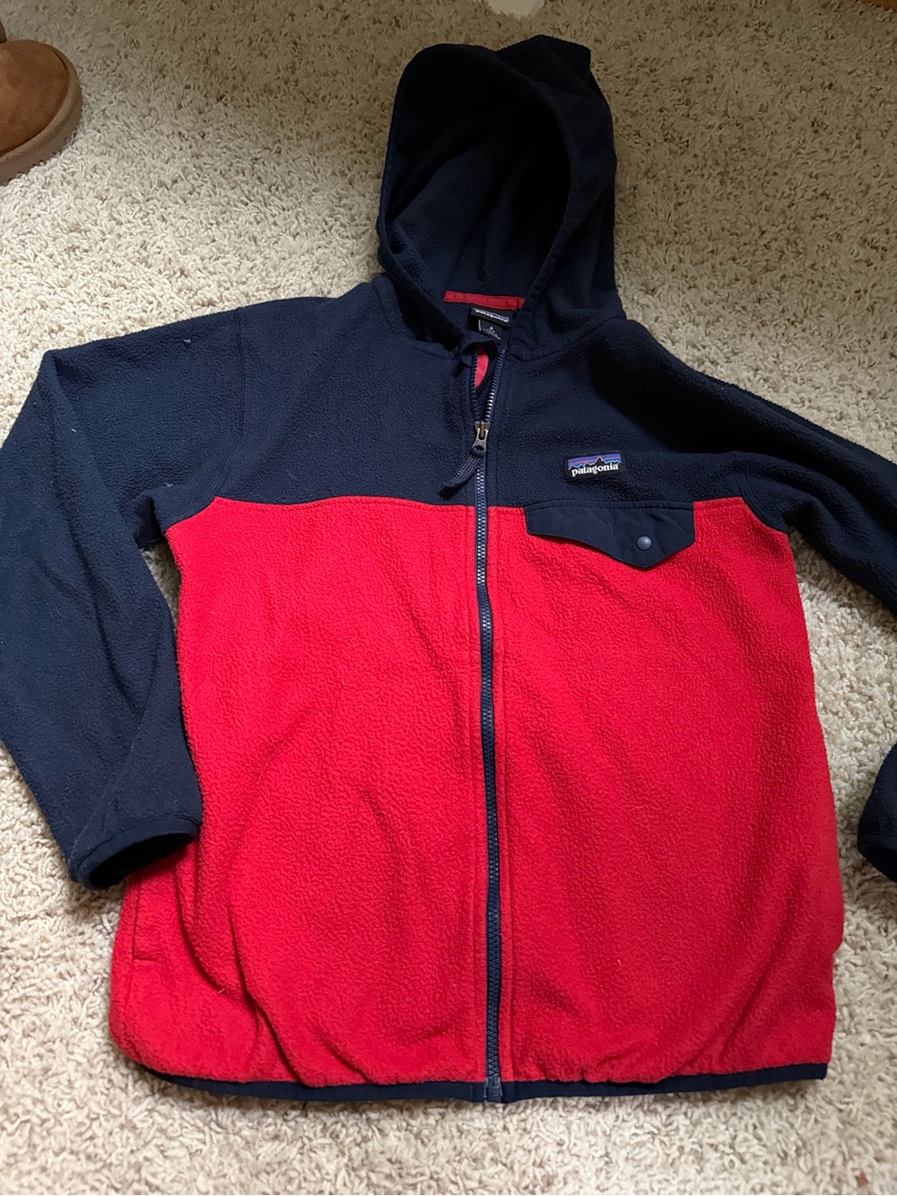 Kids Patagonia fleece zip